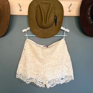 RARE Zara layered bloomer lace shorts cotton Sz large